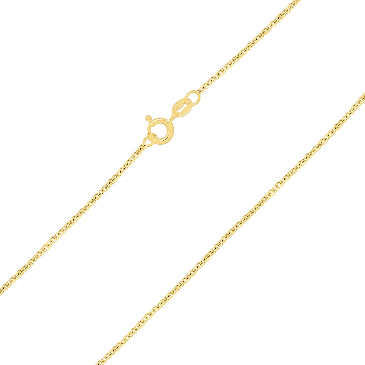 Anchor Chain 1.2 mm, 925 Sterling Silver, gold-plated