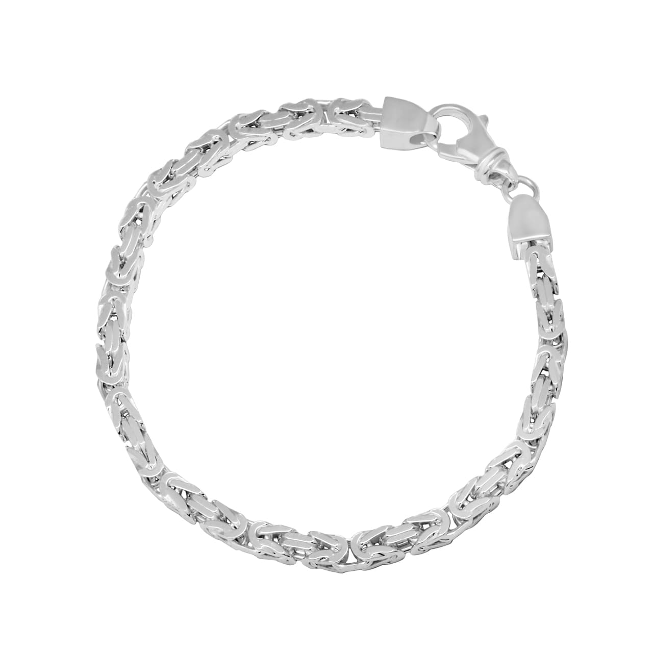 Armband Königskette Herakles 3.8 mm, 925 Sterling Silber