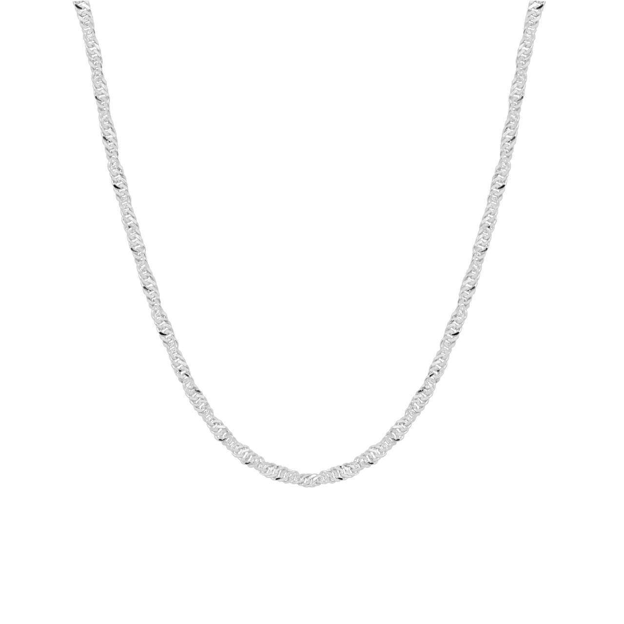 Singapore Necklace 2.0 mm, 925 Sterling Silver