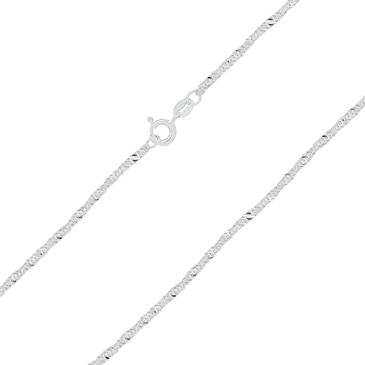 Singapurkette 2.0 mm, 925 Sterling Silber